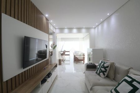 Sala de apartamento para alugar com 2 quartos, 72m² em Parque Enseada, Guarujá