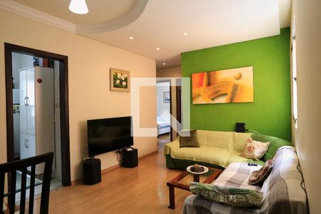 Sala de apartamento à venda com 3 quartos, 75m² em Sagrada Família, Belo Horizonte