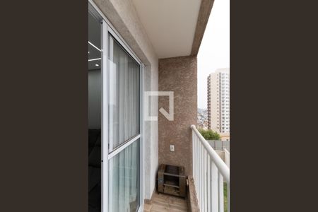 Varanda da Sala de apartamento para alugar com 2 quartos, 37m² em Jardim Imperador (zona Sul), São Paulo