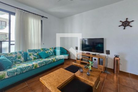 Sala de apartamento para alugar com 3 quartos, 148m² em Barra Funda, Guarujá