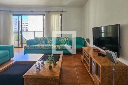 Sala de apartamento para alugar com 3 quartos, 148m² em Barra Funda, Guarujá