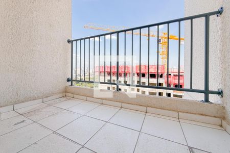 Varanda da Sala de apartamento à venda com 2 quartos, 56m² em Liberdade, São Paulo