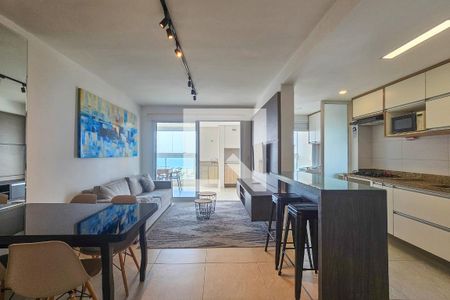 Sala de apartamento para alugar com 2 quartos, 91m² em Jardim Virgínia, Guarujá