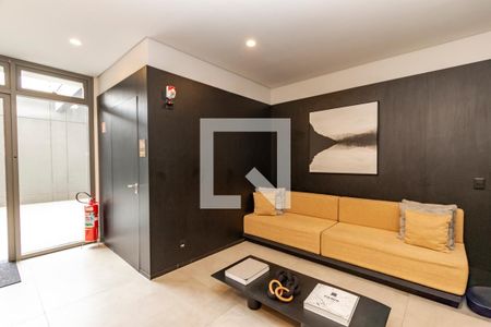 Hall de Entrada de kitnet/studio para alugar com 1 quarto, 23m² em Santo Amaro, São Paulo