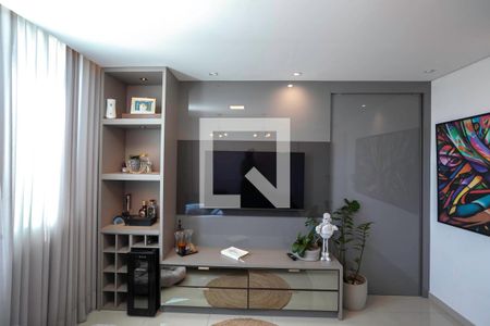 Sala de apartamento à venda com 2 quartos, 53m² em Serrano, Belo Horizonte