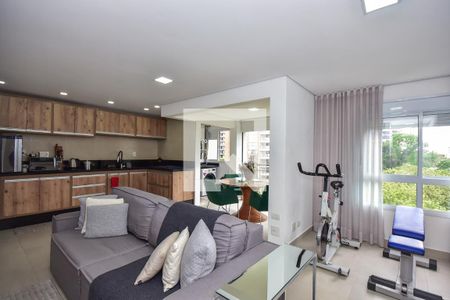 Sala de apartamento à venda com 1 quarto, 58m² em Morumbi, São Paulo