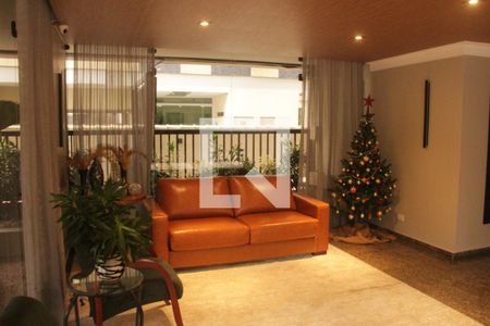 Hall de entrada de apartamento para alugar com 3 quartos, 184m² em Gonzaga, Santos