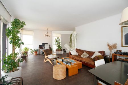 Sala de Estar e Jantar de apartamento à venda com 3 quartos, 220m² em Jardim Paulista, São Paulo