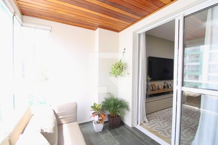 Varanda da Sala de apartamento à venda com 3 quartos, 112m² em Jardim Maria Rosa, Taboão da Serra
