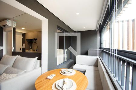 Sala de jantar de kitnet/studio à venda com 1 quarto, 35m² em Jardim Paulista, São Paulo