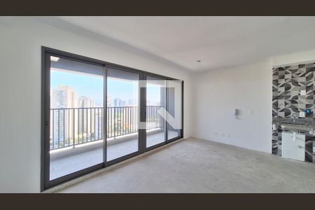 Sala/Quarto/Cozinha/Área de serviço de apartamento à venda com 1 quarto, 34m² em Pompeia, São Paulo