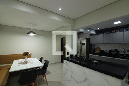 Sala/Cozinha de casa de condomínio à venda com 3 quartos, 100m² em Chácara Europa, São Bernardo do Campo