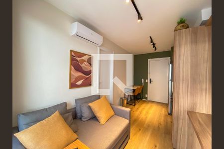 Sala de apartamento à venda com 1 quarto, 32m² em Campo Belo, São Paulo