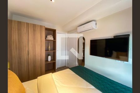 Quarto Suíte de apartamento à venda com 1 quarto, 32m² em Campo Belo, São Paulo