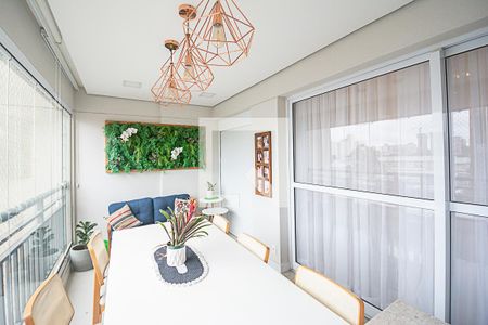 Varanda gourmet de apartamento à venda com 3 quartos, 117m² em Baeta Neves, São Bernardo do Campo