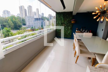 Varanda gourmet de apartamento à venda com 3 quartos, 136m² em Vila Andrade, São Paulo