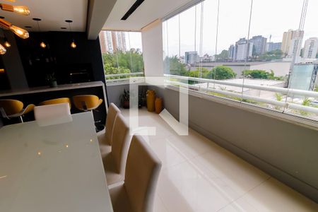 Varanda gourmet de apartamento à venda com 3 quartos, 136m² em Vila Andrade, São Paulo