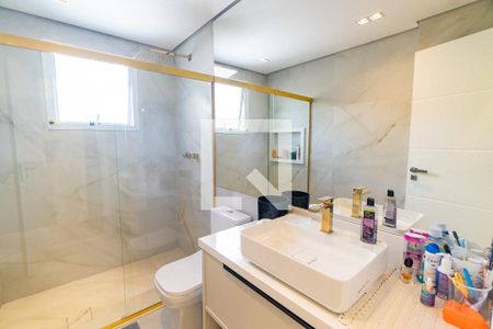 Banheiro da Suíte 1 de apartamento para alugar com 3 quartos, 156m² em Vila Mascote, São Paulo