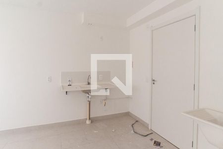 Sala e Cozinha de apartamento à venda com 2 quartos, 32m² em Parque Novo Mundo, São Paulo