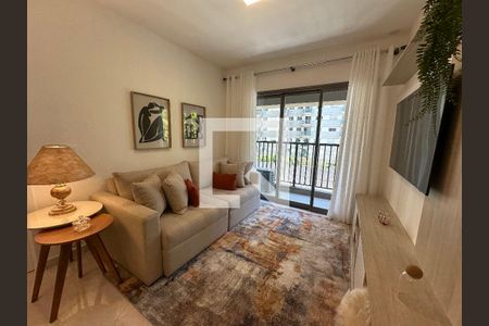 Sala de apartamento para alugar com 1 quarto, 52m² em Alphaville Industrial, Barueri