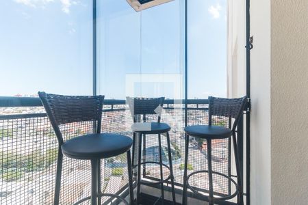Varanda da Sala de apartamento para alugar com 3 quartos, 81m² em Vila Mogilar, Mogi das Cruzes