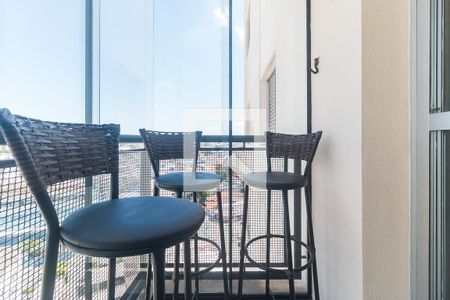 Varanda da Sala de apartamento para alugar com 3 quartos, 81m² em Vila Mogilar, Mogi das Cruzes