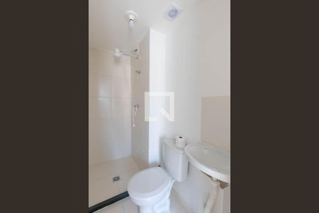 Banheiro Social de kitnet/studio para alugar com 1 quarto, 21m² em Campos Elíseos, São Paulo