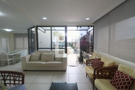 Sala de apartamento para alugar com 4 quartos, 155m² em Balneario Cidade Atlantica, Guarujá