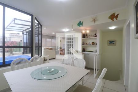Sala de apartamento para alugar com 4 quartos, 155m² em Balneario Cidade Atlantica, Guarujá