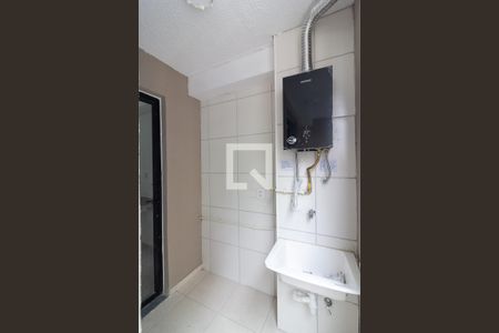 Varanda integrada com Área de Serviço de apartamento para alugar com 2 quartos, 39m² em Usina Piratininga, São Paulo