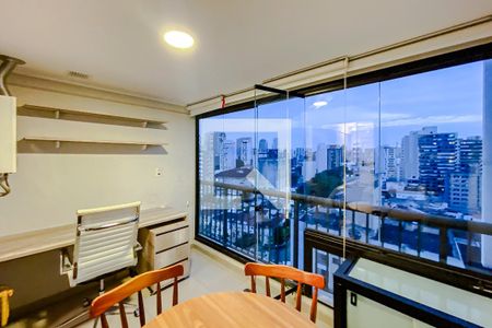 Varanda do Studio de kitnet/studio para alugar com 1 quarto, 29m² em Vila Mariana, São Paulo