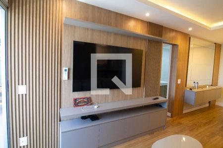 Sala de apartamento para alugar com 1 quarto, 59m² em Santo Amaro, São Paulo