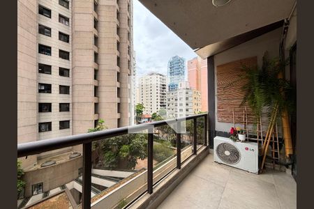 Varanda de apartamento para alugar com 1 quarto, 70m² em Moema, São Paulo