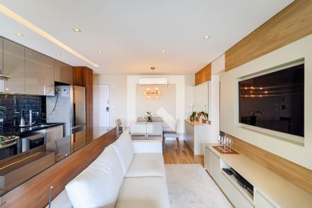 Sala de apartamento à venda com 2 quartos, 66m² em Campo Belo, São Paulo