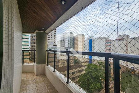 varanda de apartamento para alugar com 4 quartos, 110m² em Vila Alzira, Guarujá