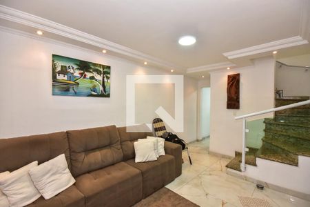 Sala de casa para alugar com 2 quartos, 110m² em Vila Maria Augusta, São Paulo