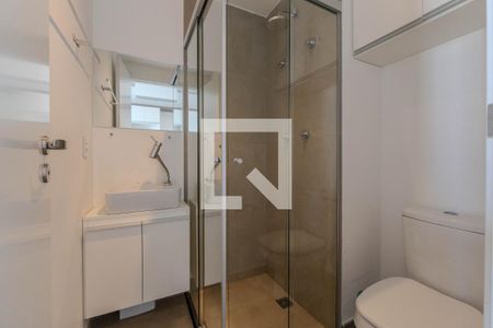 Banheiro de kitnet/studio à venda com 1 quarto, 18m² em Bela Vista, São Paulo