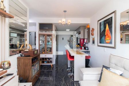 Sala de apartamento à venda com 1 quarto, 44m² em Azenha, Porto Alegre