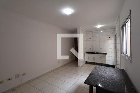 Sala de apartamento à venda com 2 quartos, 42m² em Jardim Stetel, Santo André