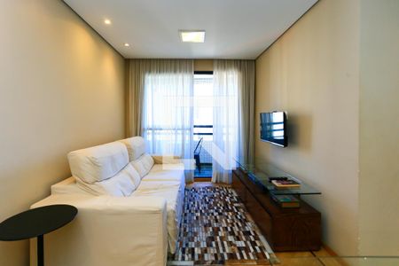 Sala  de apartamento à venda com 2 quartos, 58m² em Santo Amaro, São Paulo