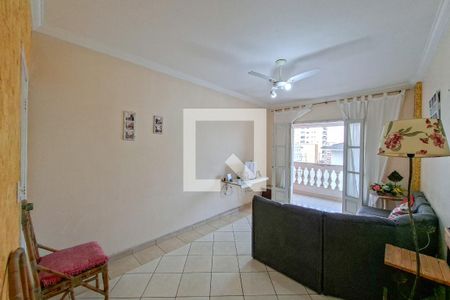 Sala de apartamento para alugar com 3 quartos, 100m² em Vila Tupi, Praia Grande