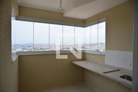Varanda da Sala de apartamento para alugar com 2 quartos, 52m² em Vila Suíça, Santo André