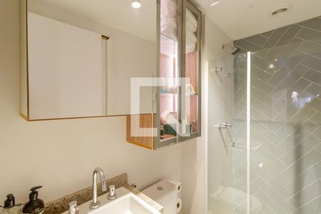 Banheiro da Suíte de apartamento à venda com 2 quartos, 36m² em Indianópolis, São Paulo