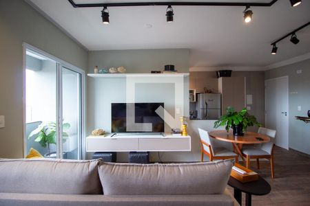 Sala de apartamento para alugar com 1 quarto, 45m² em Jardim America, Sorocaba
