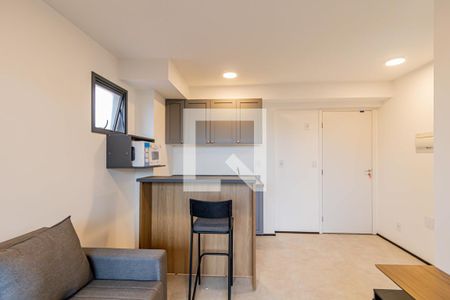 Sala/cozinha de apartamento para alugar com 1 quarto, 34m² em Perdizes, São Paulo