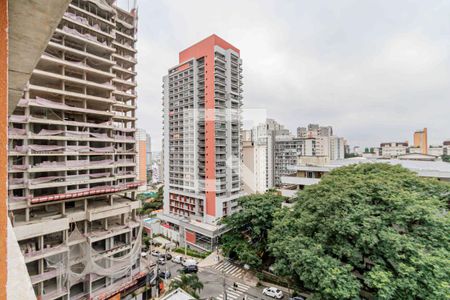 Vista da Varanda da Sala/cozinha de apartamento para alugar com 1 quarto, 34m² em Perdizes, São Paulo