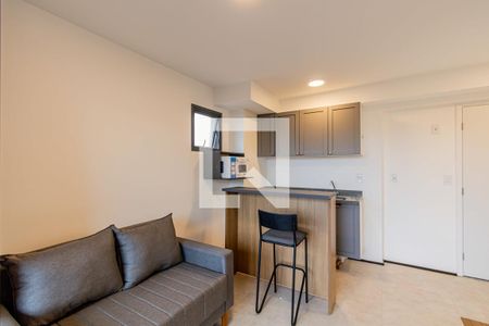 Sala/cozinha de apartamento para alugar com 1 quarto, 34m² em Perdizes, São Paulo