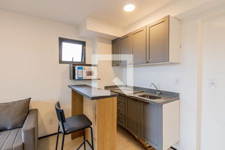 Sala/cozinha de apartamento para alugar com 1 quarto, 34m² em Perdizes, São Paulo