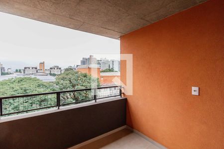 Varanda da Sala/cozinha de apartamento para alugar com 1 quarto, 34m² em Perdizes, São Paulo