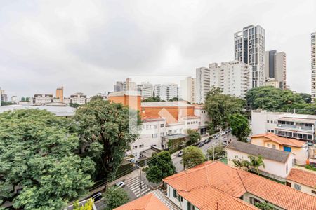 Vista da Varanda da Sala/cozinha de apartamento para alugar com 1 quarto, 34m² em Perdizes, São Paulo
